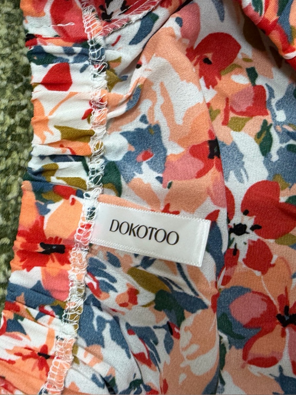 ‼️NWOT‼️ Dokotoo boho floral long sleeve dress - Picture 2 of 6